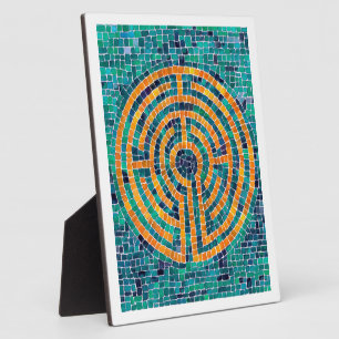 LABYRINTH II 8x10 Plaque avec Eau - Blanc