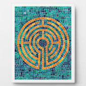 LABYRINTH II 8x10 Plaque met Ezel - Wit Fotoplaat (Voorkant)