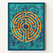 LABYRINTH II Carnet spiral 8,5 x 11 + texte (Dos)