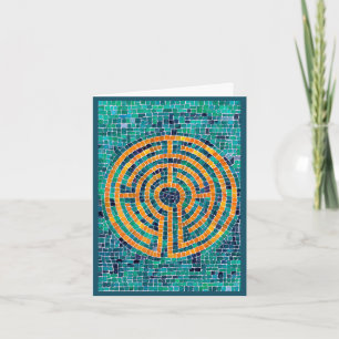 LABYRINTH II Carte de note / Vert