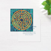 LABYRINTH II Carte de visite carrée (Bureau)