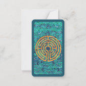 LABYRINTH II Marque-page - Carte 3,5x2 (Dos)