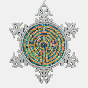 LABYRINTH II Ornement de flocon de neige