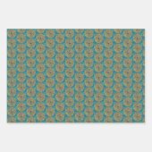 LABYRINTH II Papier d'enveloppement à feuilles pla (Devant 3)