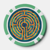 LABYRINTH II Poker Chips (Achterkant)