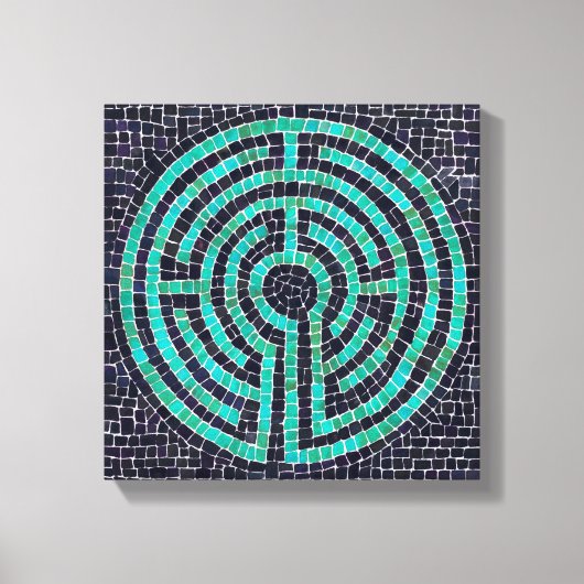 LABYRINTH III 30x30cm gespannen canvas (1,9cm diep Afdruk (Voorkant)