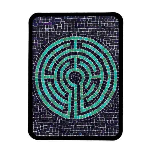LABYRINTH III 3x4 Magnet flexible - Noir (Vertical)