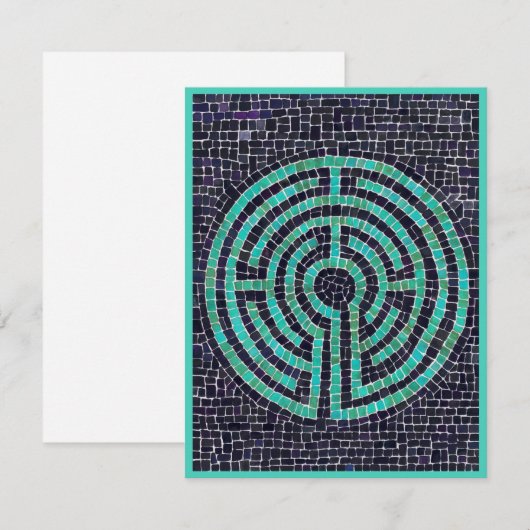 LABYRINTH III 4,25x5,5 Carte plate II (Devant / Derrière)