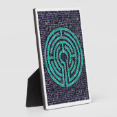 LABYRINTH III 5x7 Plaque à l'Easel - Blanc (Côté)