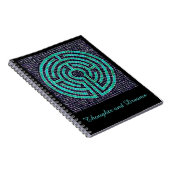 LABYRINTH III 6,5x8,75 Carnet spiral + texte (Côté Droit)