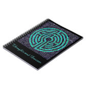 LABYRINTH III 6,5x8,75 Carnet spiral + texte (Côté gauche)