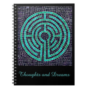 LABYRINTH III 6,5x8,75 Carnet spiral + texte