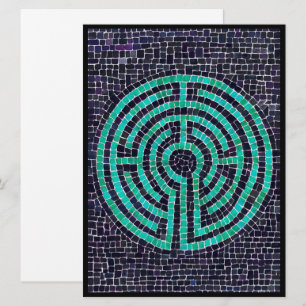 LABYRINTH III 6,5x8,75 Carte plate