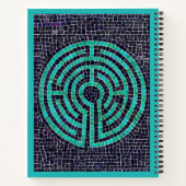 LABYRINTH III 8.5x11 spiraalschrift + Tekst Notitieboek (Achterkant)