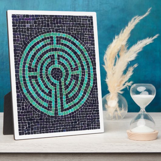 LABYRINTH III 8x10 Plaque à l'acier - Blanc (Côté)