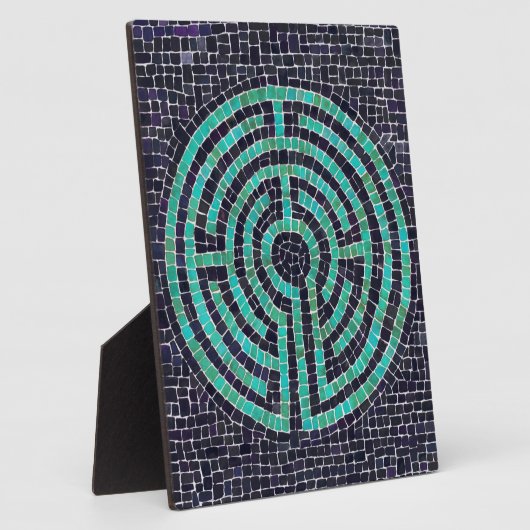 LABYRINTH III 8x10 Plaque met Ezel Fotoplaat (Zijkant)