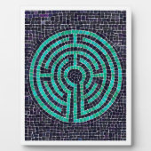 LABYRINTH III 8x10 Plaque met Ezel - Wit Fotoplaat (Voorkant)