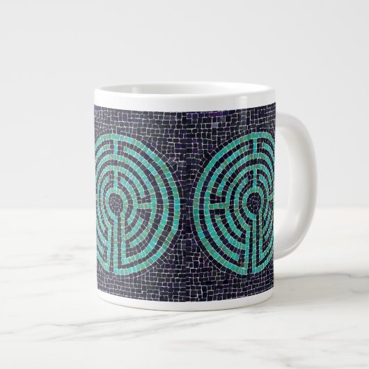 LABYRINTH III Big White Mug (Devant droit)