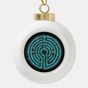 LABYRINTH III Keramische Bal Ornament