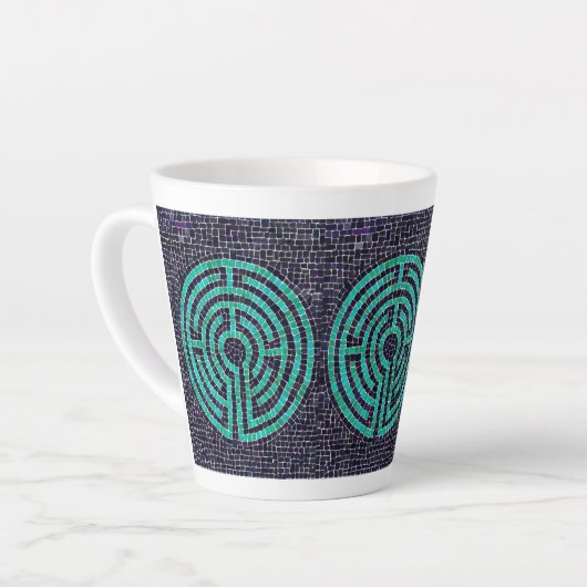 LABYRINTH III Latte Mug (Angle gauche)
