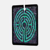 LABYRINTH III Ornement Carré métallique (Avant gauche)