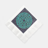 LABYRINTH III Serviette en papier pour déjeuner - (Coin)