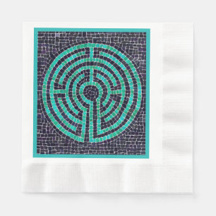 LABYRINTH III Serviette en papier pour déjeuner -