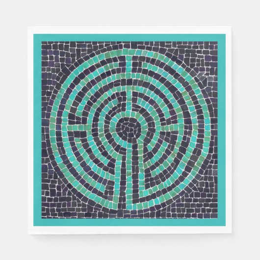 LABYRINTH III Serviette en papier standard pour dé (Devant)