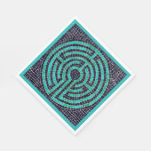 LABYRINTH III Serviette en papier standard pour dé (Coin)
