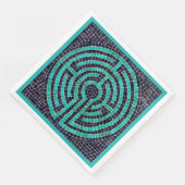 LABYRINTH III Serviette en papier standard pour dî (Coin)