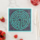 LABYRINTH III Serviette en papier standard pour dî (En situation)