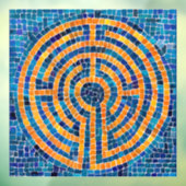 LABYRINTH IV 12x12 Venster Cling Raamsticker (Vel 3)