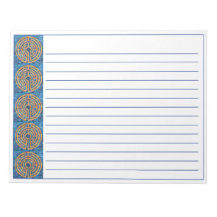 LABYRINTH IV Bloc-notes de 11 po x 8,5 po + lignes
