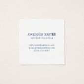 LABYRINTH IV Carte de visite Carré (Dos)