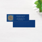 LABYRINTH IV Mini Carte de visite - Bleu (Bureau)