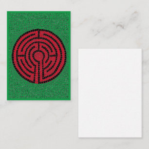 LABYRINTH IX 3.5x2.5 Flat Note-Kaart Notitiekaartje