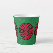 LABYRINTH IX Latte Mug (Devant)