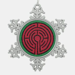 LABYRINTH IX Ornement de flocon de neige