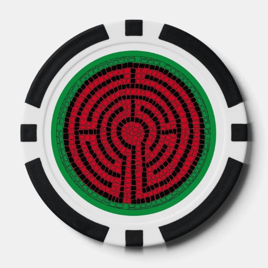 LABYRINTH IX Poker Chips (Voorkant)