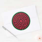 LABYRINTH IX Stickers Grands Ronds (Enveloppe)