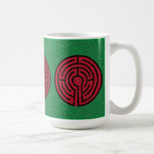 LABYRINTH IX Tall White Mug