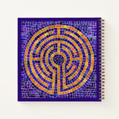 LABYRINTH MOSAIC 8,5x8,5 Carnet spiral (Dos)