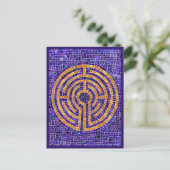 LABYRINTH MOSAIC Briefkaart (Staand voorkant)
