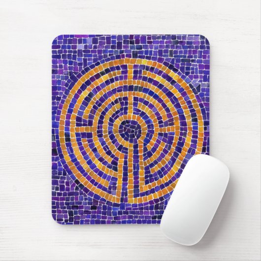 LABYRINTH MOSAIC Mousepad Muismat (Met muis)