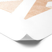 Labyrinth Terracotta Art Print Poster (Hoek)