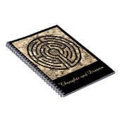 LABYRINTH V 6,5x8,75 Carnet spiral + texte (Côté Droit)