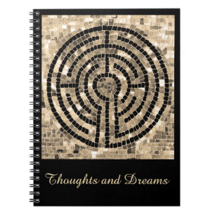 LABYRINTH V 6,5x8,75 Carnet spiral + texte