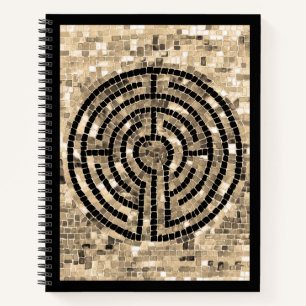 LABYRINTH V 8.5x11 spiraal Notitieboek