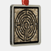 LABYRINTH V Premium Square Ornament (Rechts)