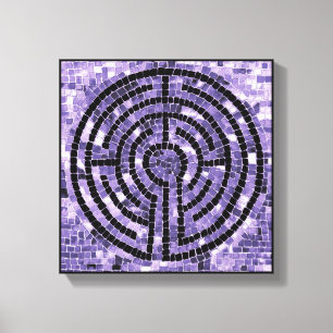 LABYRINTH VI 12x12 omwikkeld canvas (.75" diep)